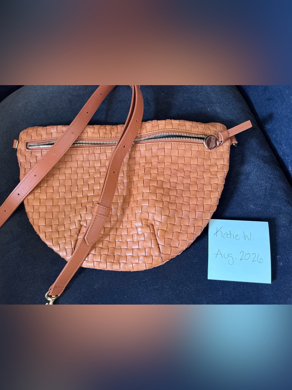 Clare V. Natural Woven Grand Fanny